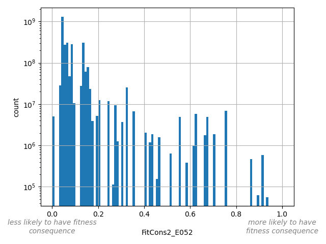 FitCons2_E052 HISTOGRAM FOR FitCons2_E052