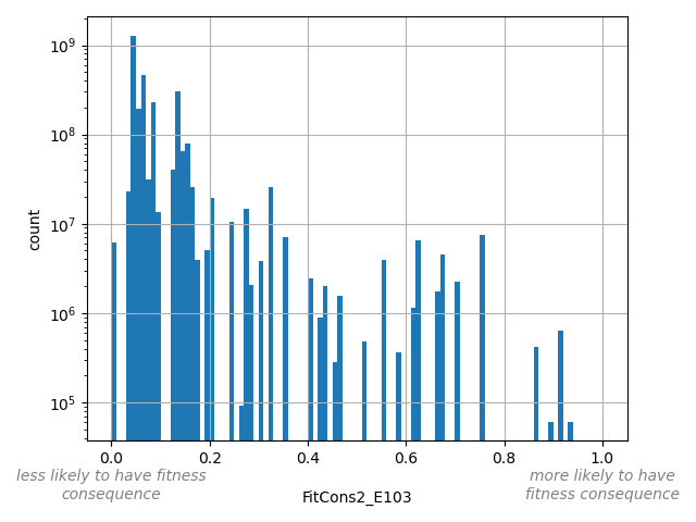 FitCons2_E103 HISTOGRAM FOR FitCons2_E103
