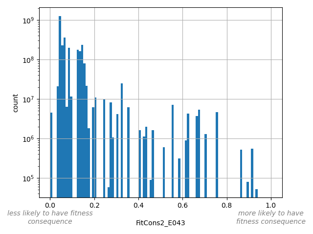 HISTOGRAM FOR FitCons2_E043